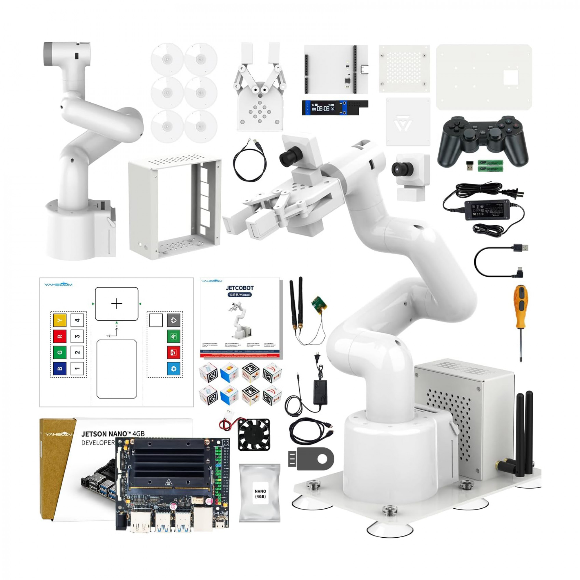 Yahboom Jetson Nano 4GB - Колаборативна робототехнічна рука